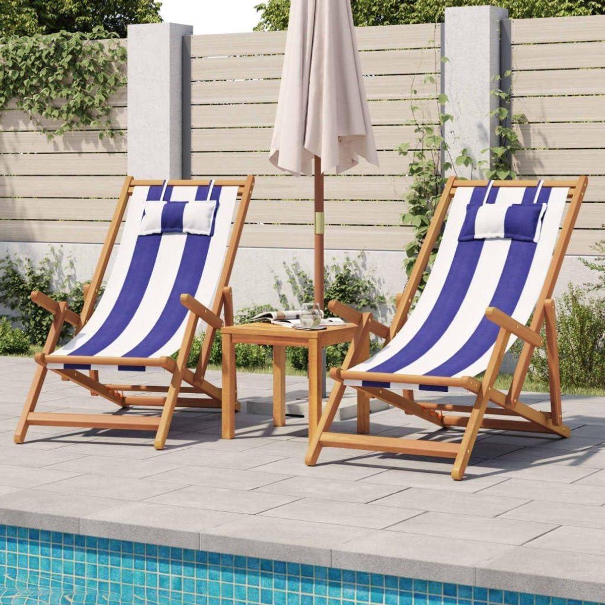 strandstoel hout tuinstoel lounger ontspannen buiten 3