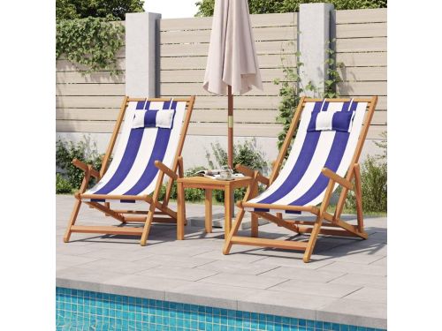 Strandstoelen - Loungestoelen Ligbed - Ontspannen Buiten - Verstelbare Rugleuning