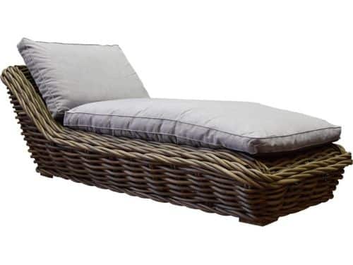 Sumatra ligbed naturel rotan met kussen - southend 161