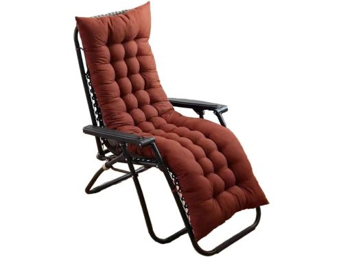 Sun Lounger Cushion Outdoor/Indoor 170*53/125*53CM Thick Garden Chair Recliner Relaxer