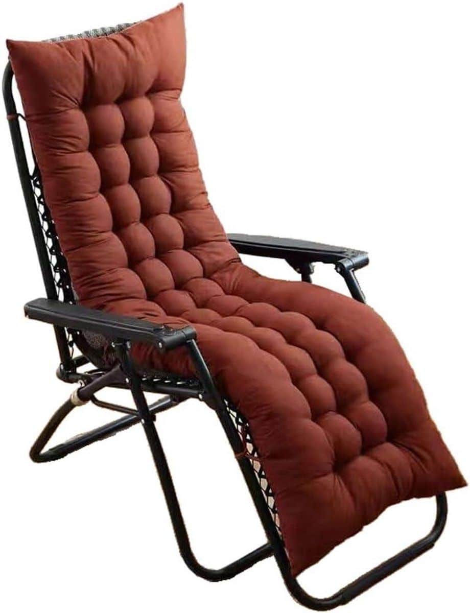 sun lounger cushion outdoor/indoor 170*53/125*53cm thick garden chair recliner relaxer