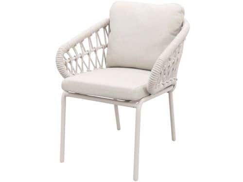 Suns Tosca rope dining tuinstoel - Camel Sand