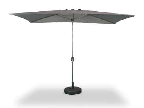 sweeek - Rechthoekige touquet parasol 2x3m, draaibare aluminium centrale mast