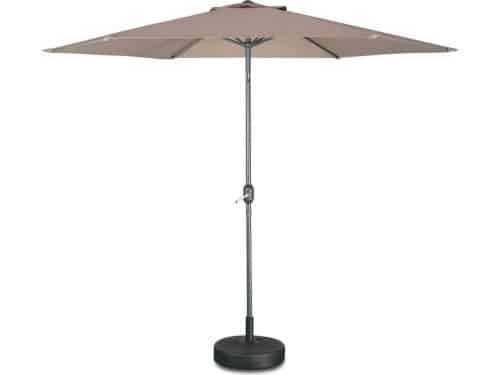 sweeek - Ronde parasol 3m met centrale kantelbare mast
