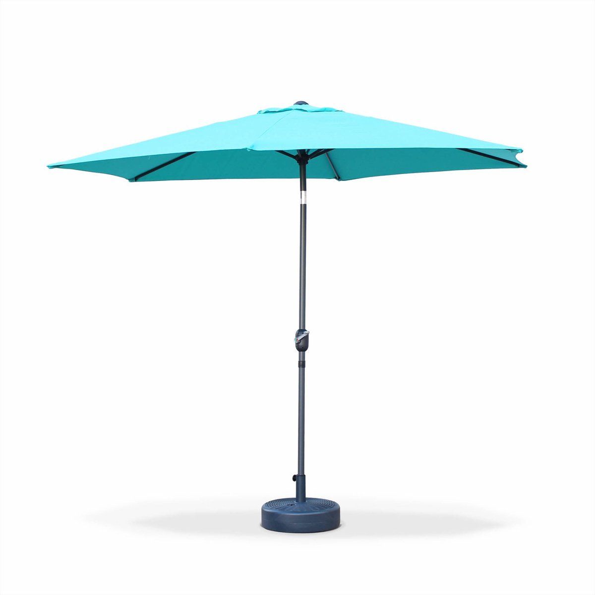 sweeek ronde parasol 3m met centrale kantelbare mast