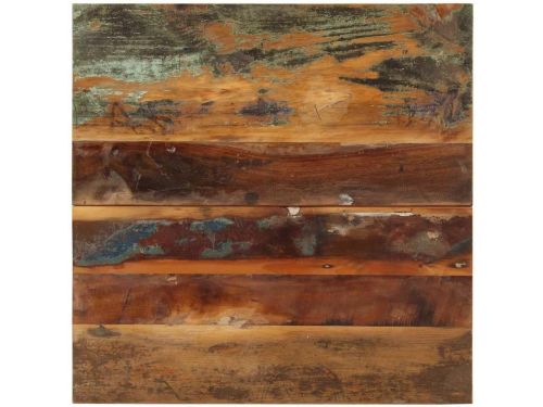 Tafelblad Vierkant 60x60 cm Massief Gerecycled Hout voor Salontafel of