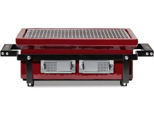 Tafelgrill Rechthoekig - Keramische BBQ Houtskool - Sociaal Koken