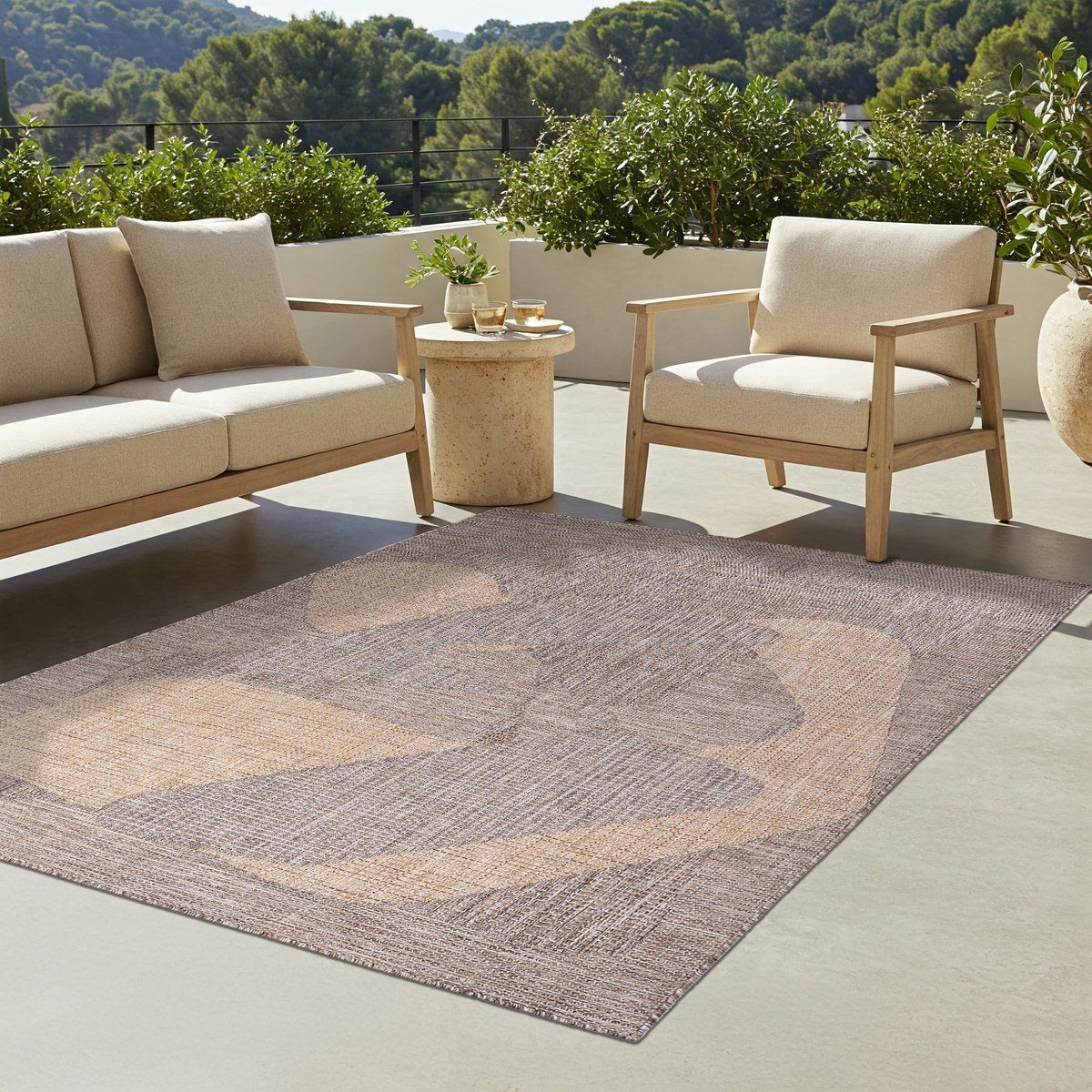 tapiso yucana buitentapijt flatweave vloerkleed buiten & binnen