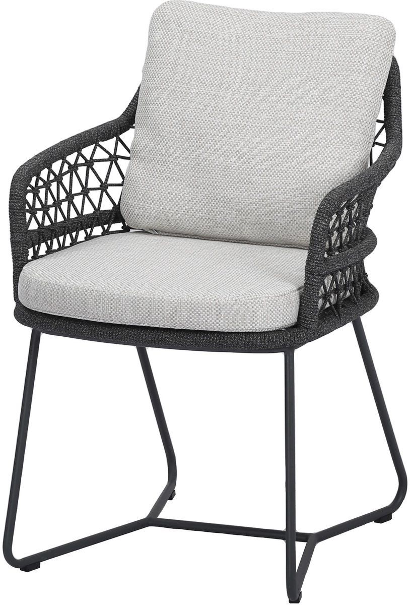 taranto dining tuinstoel antraciet rope