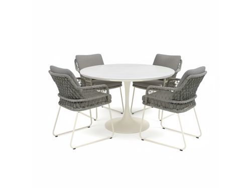 Taranto Flair dining tuinset 120xH75cm 5-delig