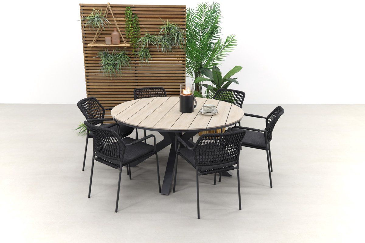 taste barista antraciet / garden impressions edison 148 cm.