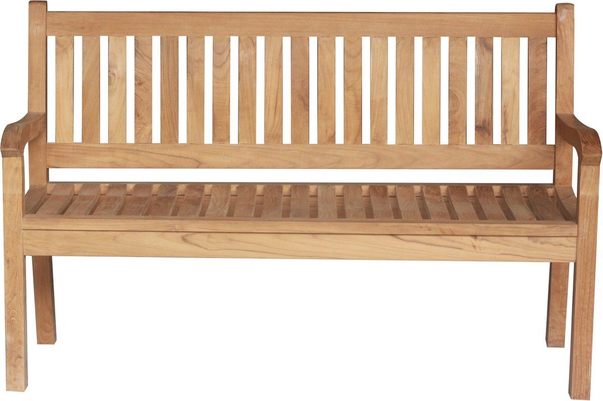 teakea beaufort teakhouten tuinbank 150 cm 3 zits