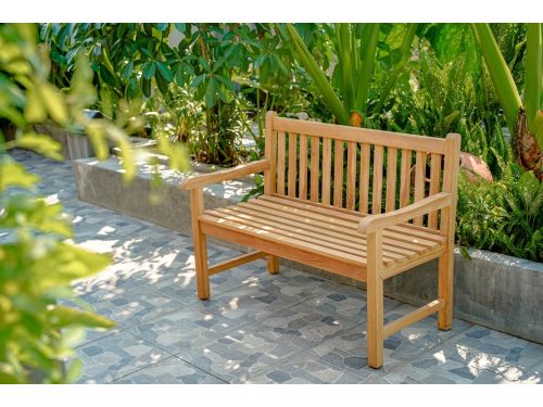 Teakea - Windsor Teak Tuinbank 120 cm - 2-Persoons Houten