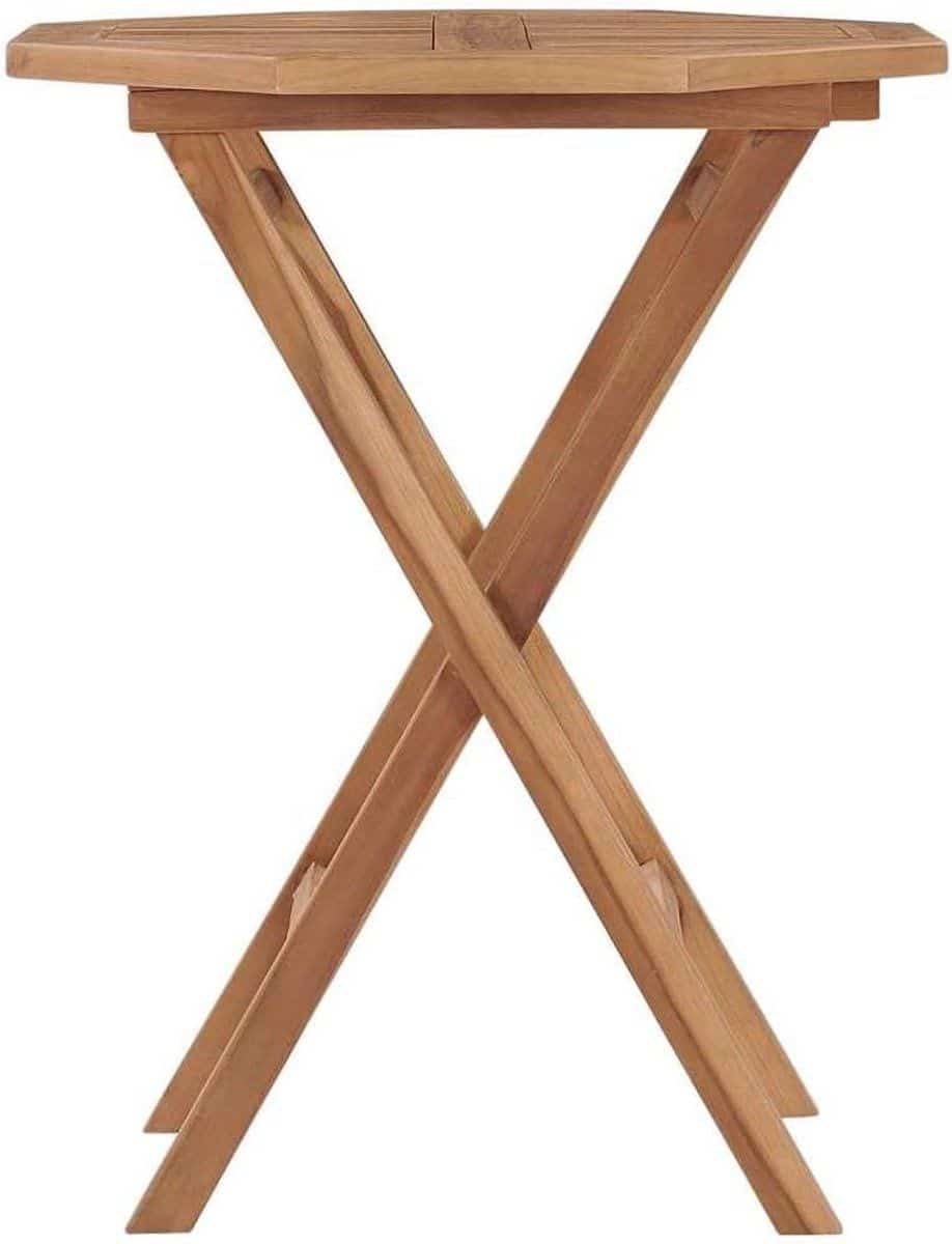 teakhouten klaptafel inklapbare tuintafel buiten genieten massief
