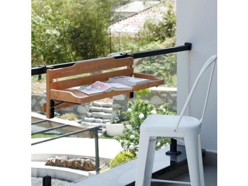 Terrastafel Balkon - Bijzettafel Opvouwbaar - Buiten Genieten - Ruimtebesparend