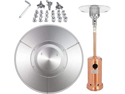 Terrasverwarmer Reflector - Warmte Scherm - Buiten Verwarmen - Vlamvertragend