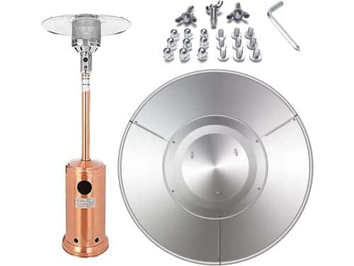 Terrasverwarmer Reflector - Warmte Scherm - Buiten Verwarmen - Vlamvertragend