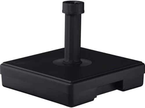 Thijox - Parasolvoet Vierkant Grijs - 30 kg Zware Parasolstandaard