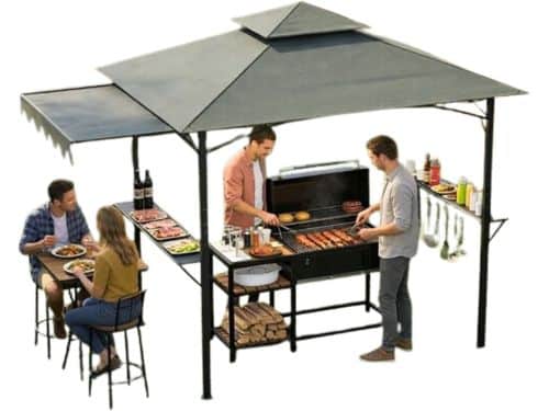 Thuys - BBQ Paviljoen met Zijluifel - 244 x 151