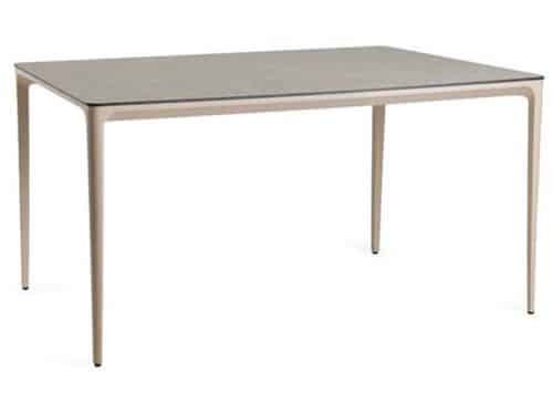 Tierra outdoor - Elegante dining tafel trespa ophira champagne 160...