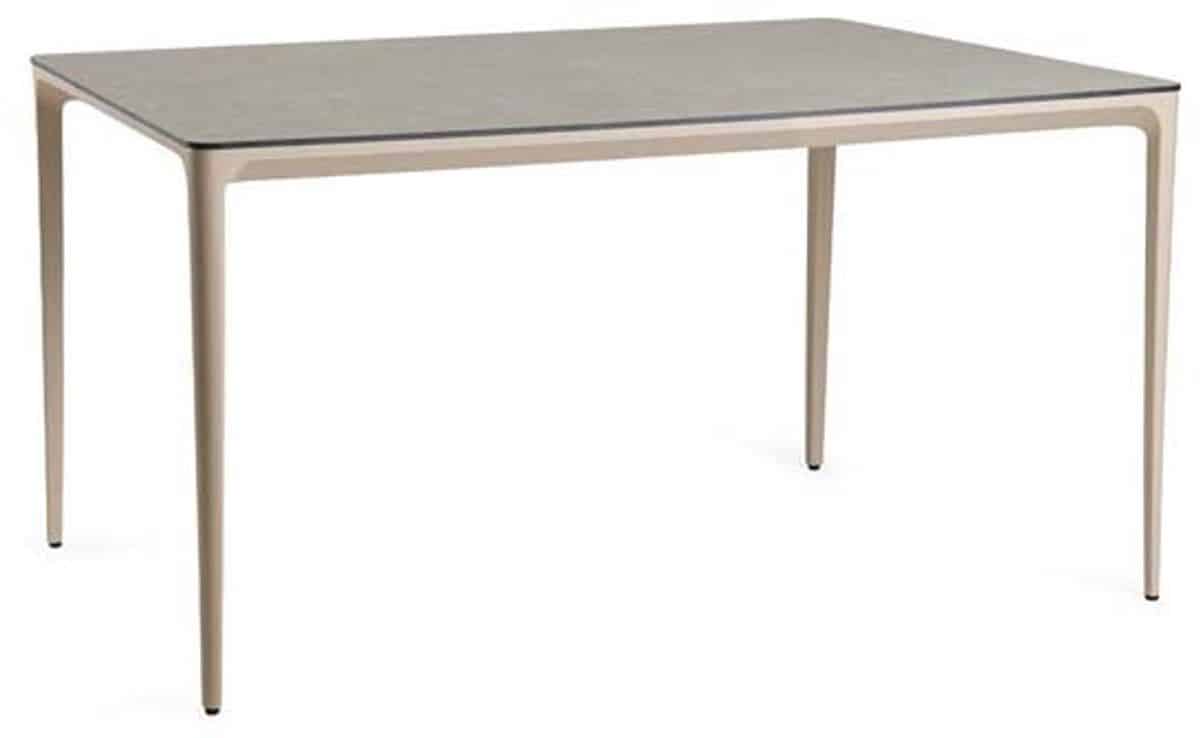 tierra outdoor elegante dining tafel trespa ophira champagne 160…