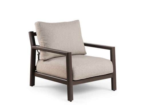 Tierra outdoor - Oasis lounge stoel chocolat