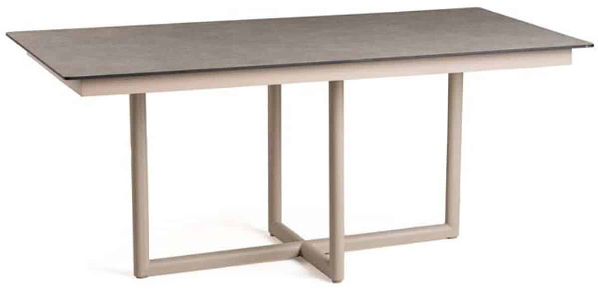 tierra outdoor rivera dining tafel trespa ophira champagne 150