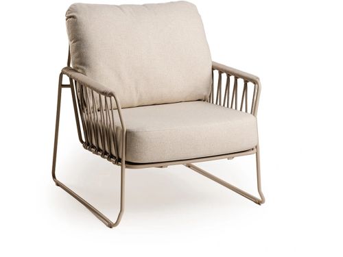 Tierra Outdoor Rivera Loungestoel - Champagne
