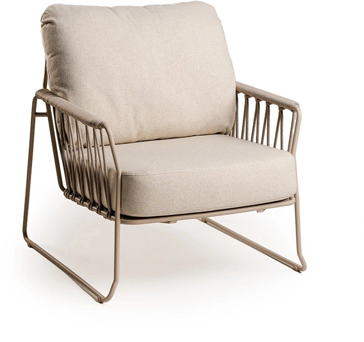tierra outdoor rivera loungestoel champagne