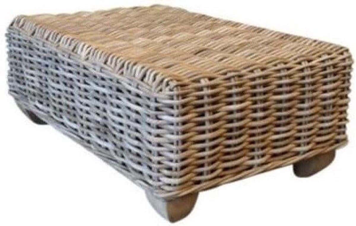 toronto lounge tuintafel 60×90 cm naturel rotan