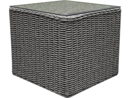 Toscane bijzettafel 50x50xH45 cm grijs