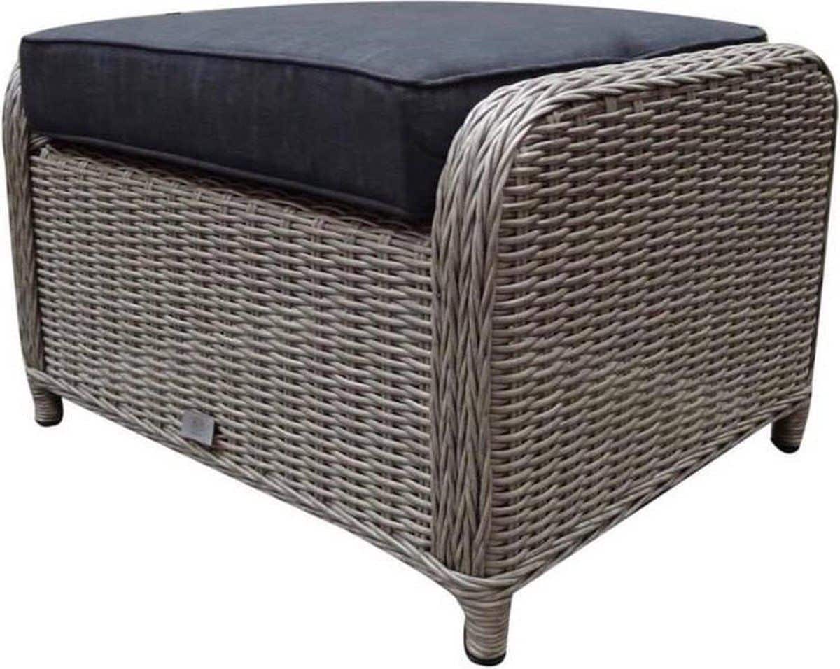 toscane voetenbank 72x58xh46 grijs
