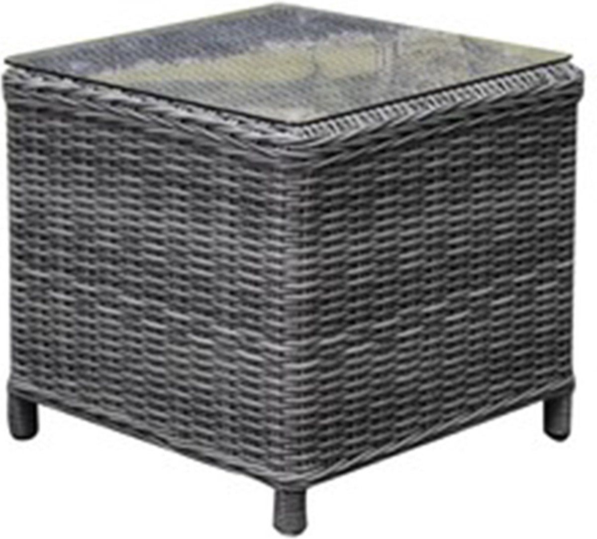 toscane xl bijzettafel 50x50xh46 cm antraciet