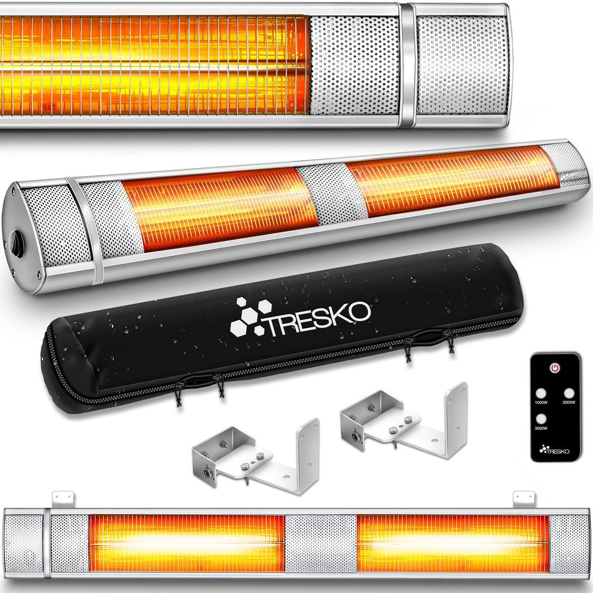 tresko infrarood verwarming, 3000 w, met afstandsbediening, elektrisch