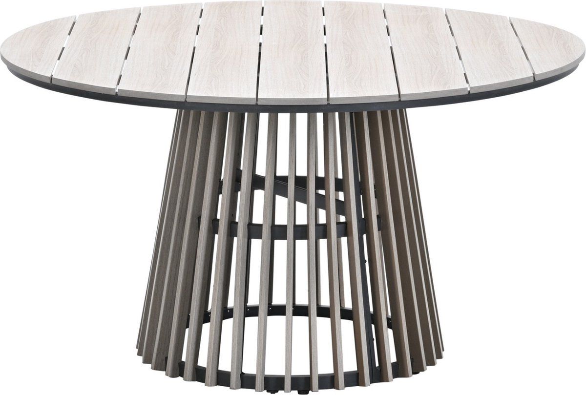trinxa ronde tuintafel Ø148 cm. lichtgrijs
