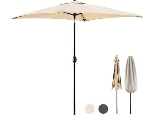 Tristar Stokparasol - Vierkant - 200x200cm - Balkon & Tuin