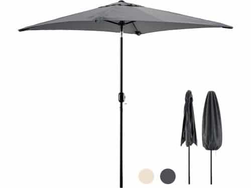 Tristar Stokparasol - Vierkant - 200x200cm - Balkon & Tuin