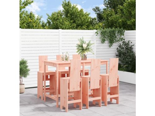 Tuin Barset 7-delig Massief Douglas Hout L315 cm