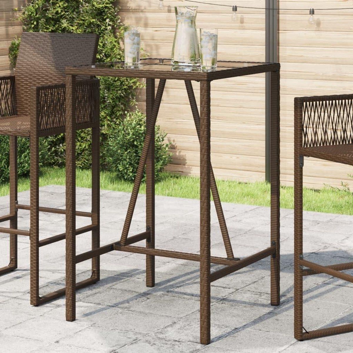 tuin bartafel balkon tafel buiten ontspannen onderhoudsvriendelijk