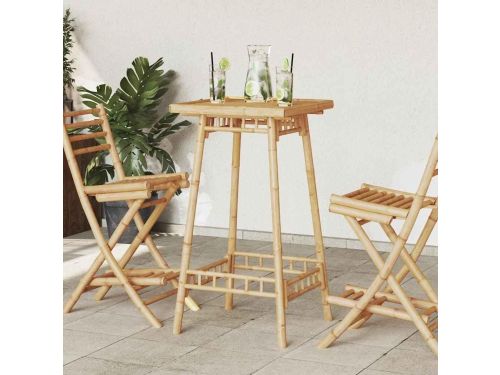 Tuin Bartafel - Bamboe Tafel - Buiten Zitten - Lattenontwerp
