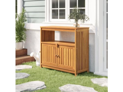Tuin bijzettafel - Balkontafel buiten - Buiten opbergen - Massief