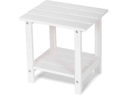 Tuin bijzettafel met 2 niveaus - Weerbestendig HDPE kunststof