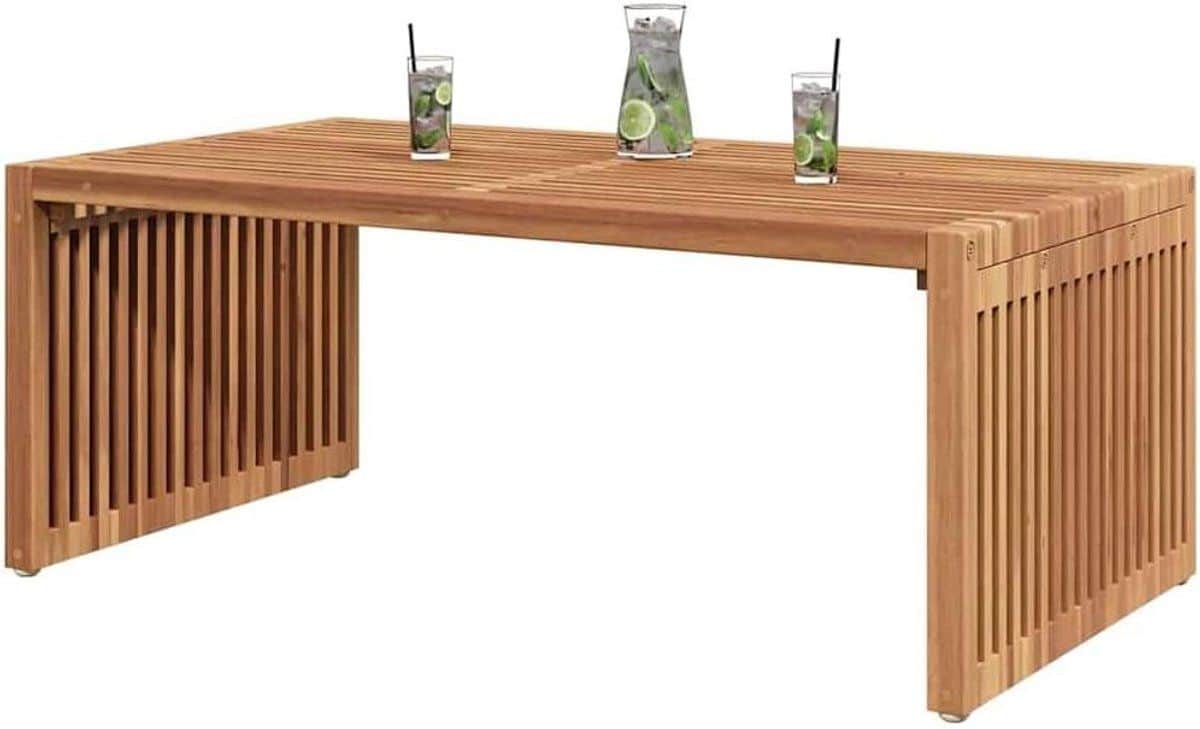 tuin bijzettafel terrastafel buitentafel buiten ontspannen massief
