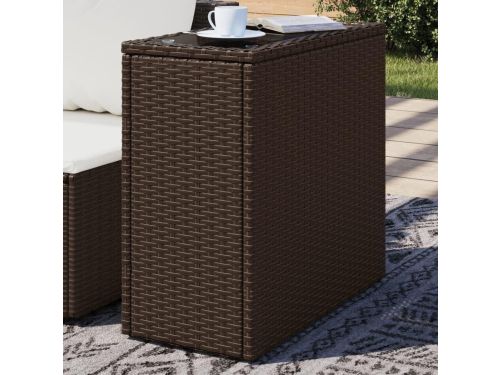 Tuin bijzettafel - Terrastafel rotan - Buiten genieten - Gehard