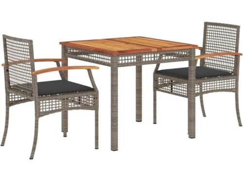 Tuin Eetgroep - Balkonset Stoel Tafel - Buiten Eten Ontspannen