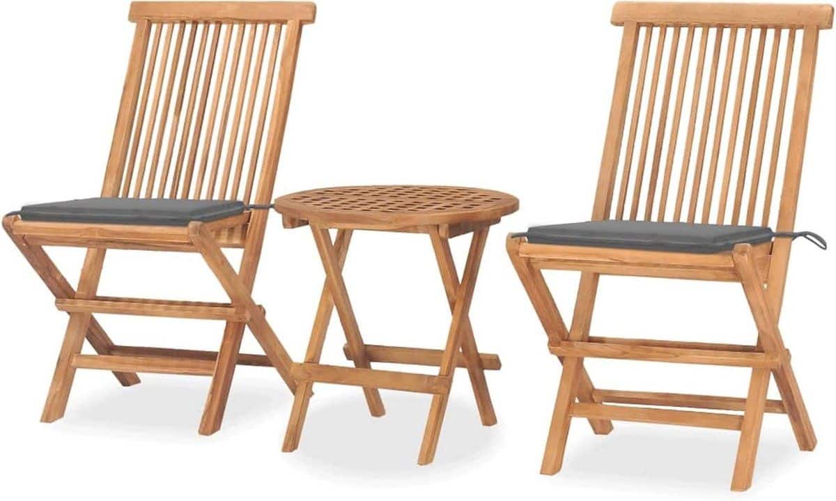 tuin eetgroep bistroset balkon buiten ontspannen inklapbaar