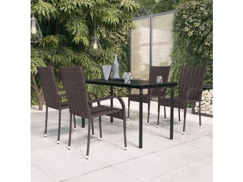 Tuin Eetkamerset - Terrasmeubilair Balkonset - Buiten Eten - Gepoedercoat