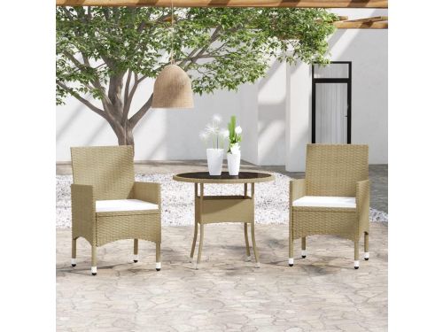 Tuin Eetset - Terrasmeubilair Balkonset - Buiten Dineren - Massief