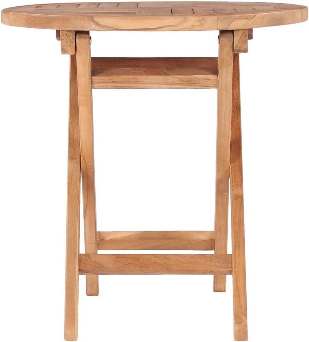 tuin klaptafel houten tafel balkon buiten zitten