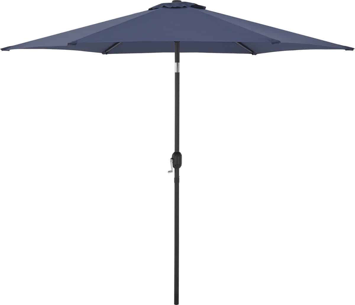 tuin parasol altino stokparasol Ø270×235 cm marineblauw